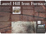 Laurel Hill Iron Furnace sign